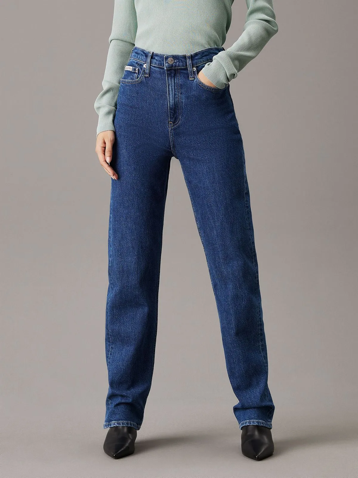 Jeans High Rise Straight - Imagen 2