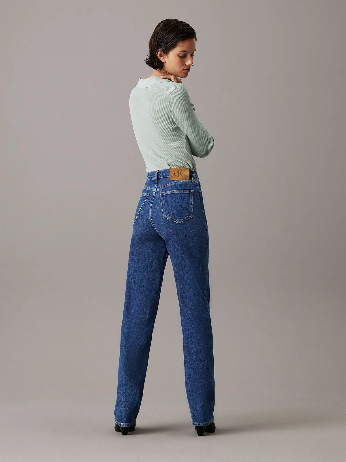 Jeans High Rise Straight - Imagen 3