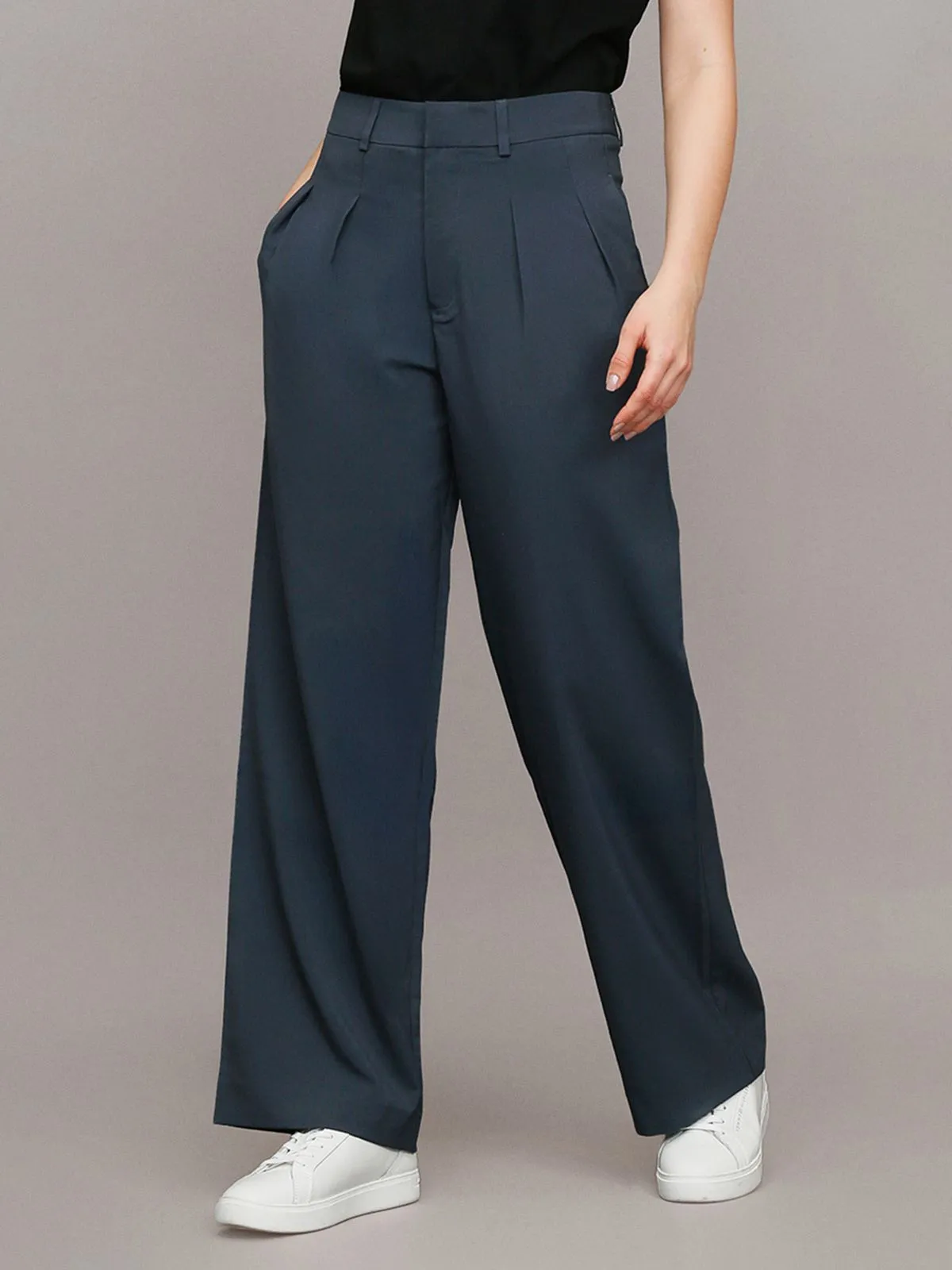 Pantalón tailored de pierna ancha - Imagen 3