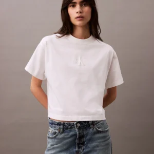 Polera Cropped con Monograma