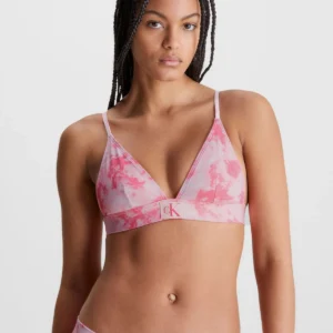 Parte Superior de Bikini Triangular CK Authentic
