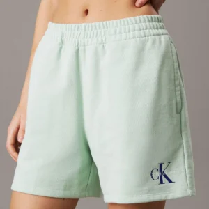 Shorts Felpa Francesa con Logo Monograma