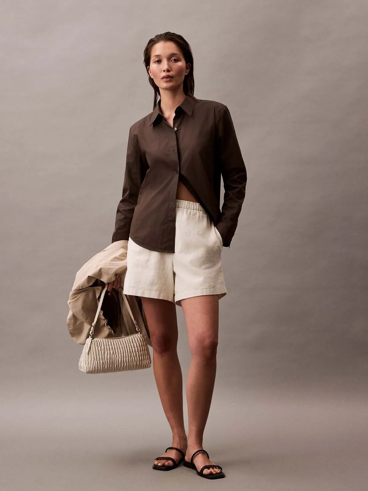 Short Pull On de Lino - Imagen 2